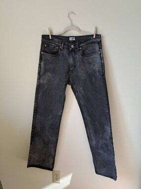 Levi Strauss & Co 514 Mens Gray Straight Leg Waterless Big E Jeans Size 34 34